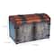 Household Essentials Vintage Metal Decorative Trunk